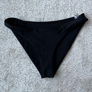 NEW Reformation Bikini Black XS BOTTOM ONLY